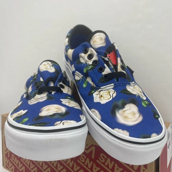Vans Men’s Era (Romantic Floral) Lapis Blue SneakersVN0A38FRVP9